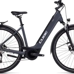 CUBE TOURING HYBRID ONE 500 GREY/WHITE Lageinstap Grey/white EEXS 46cm EEXS 2024