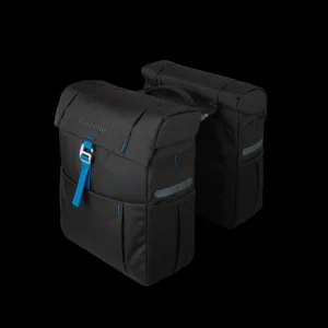 Tas dubbel black spark blue adapter Mik