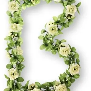 Basil bloemslinger rozen wit